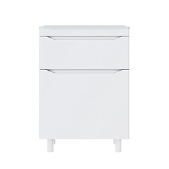 Vivon Тумба с раковиной Shelly 60 белая матовая – фотография-12